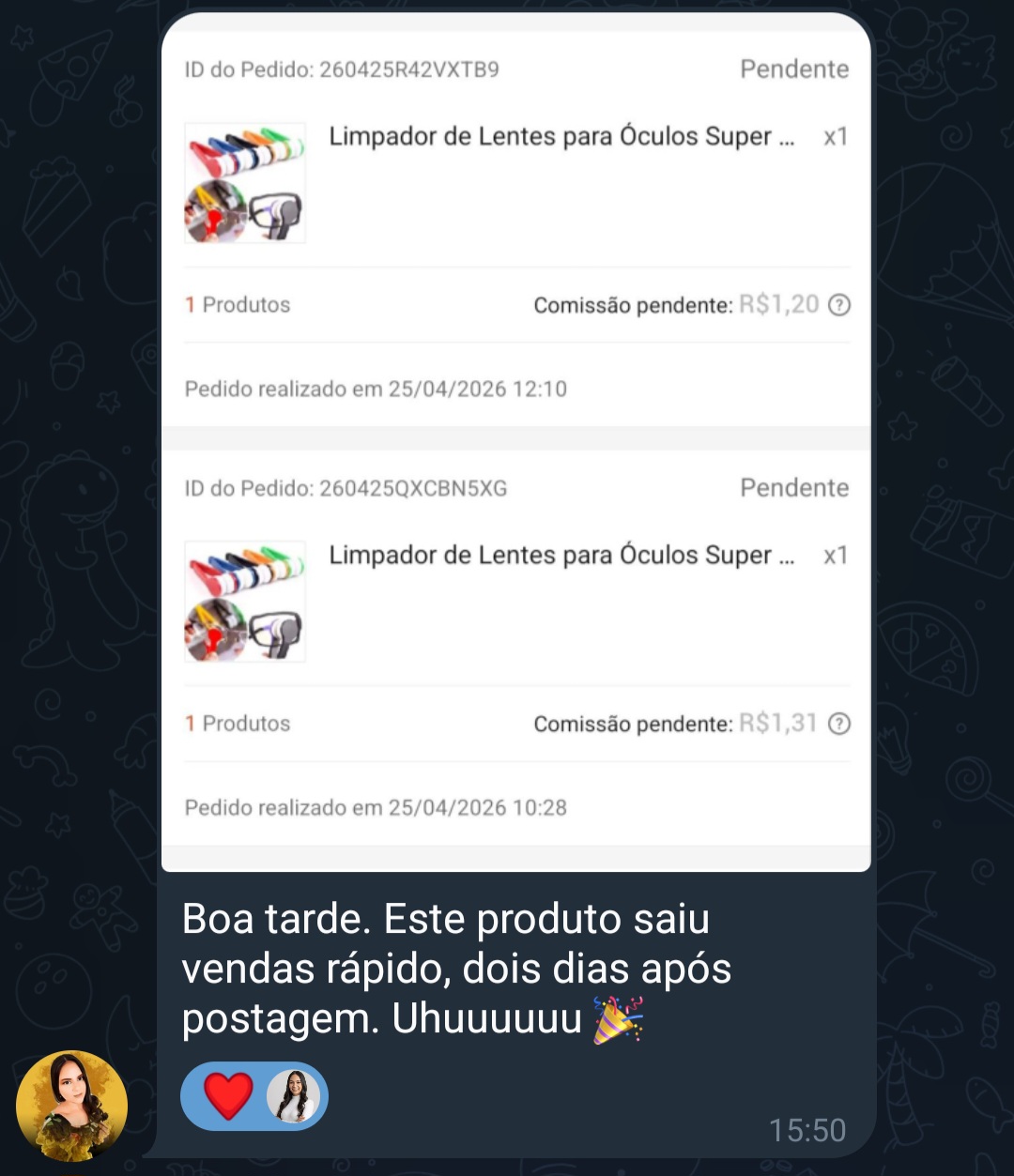 Resultado membro SOS Vídeos