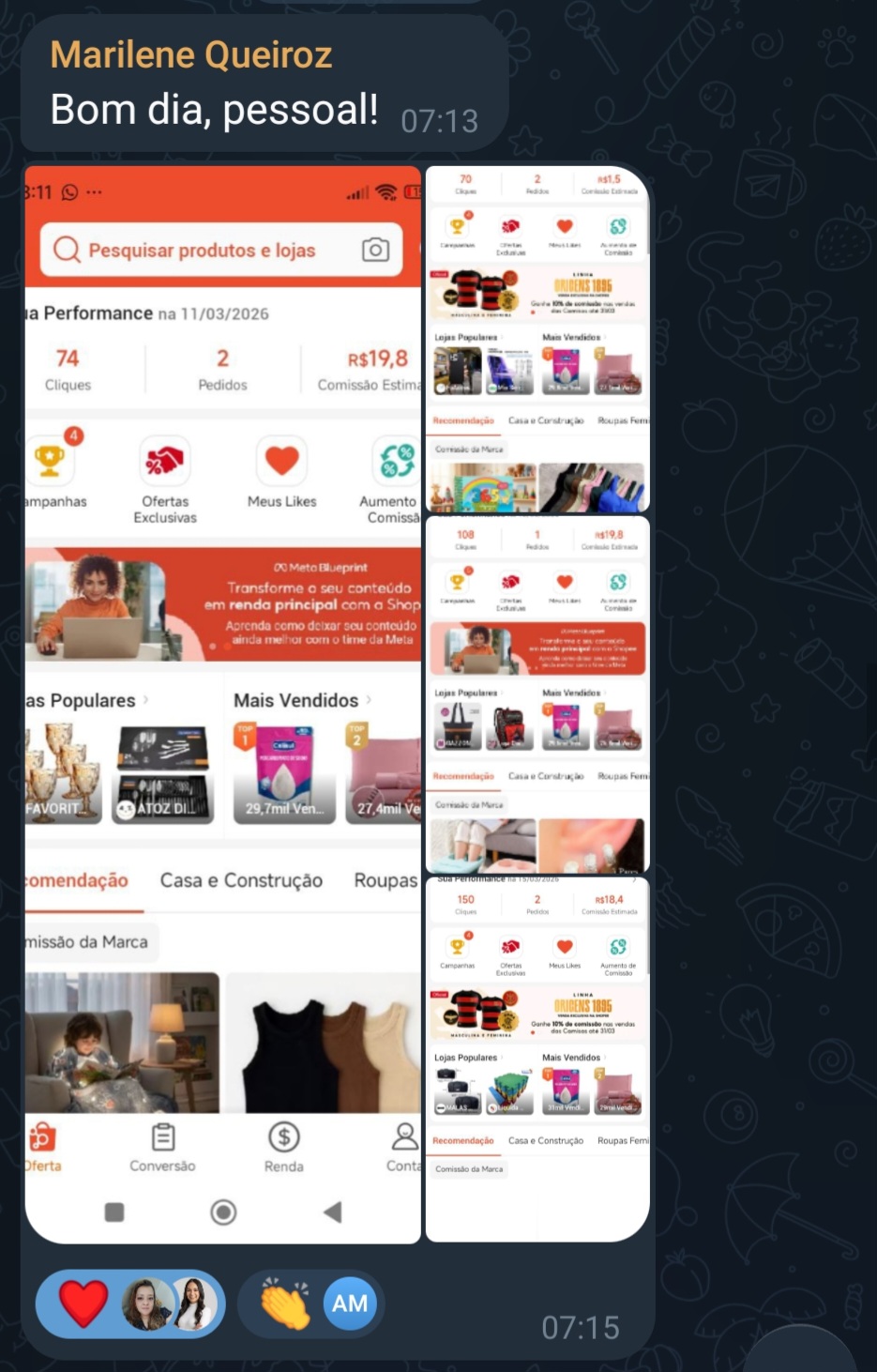 Resultado membro SOS Vídeos